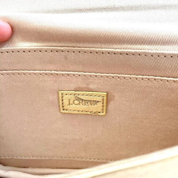J Crew 100 % Leather lining mini Hand Held Bag - Picture 9 of 11
